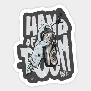 Hand of Doom Sticker